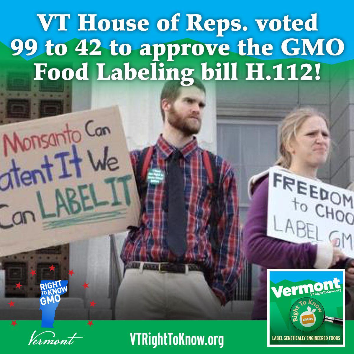 House approves GMO labeling bill!
