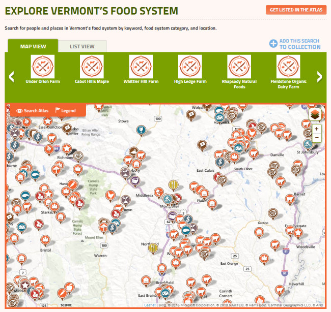 Vermont Food Systems Atlas