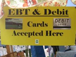 EBT cards accepted at many farmers' markets